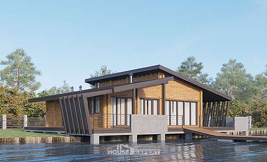 100-007-П Проект бани из дерева | Проекты домов от House Expert