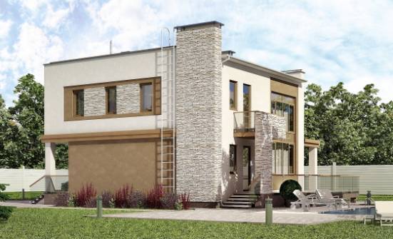 185-001-П Проект двухэтажного дома, просторный коттедж из арболита | Проекты домов от House Expert